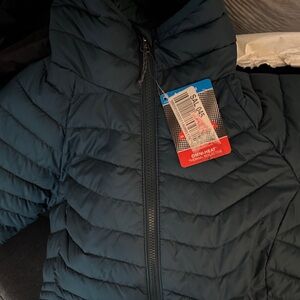 Columbia Dark Teal Quilted Jacket